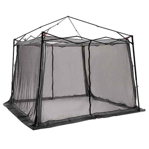 vidaXL Tenda interna in rete Grigio 303 x 303 cm