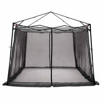 vidaXL Tenda interna in rete Grigio 303 x 303 cm