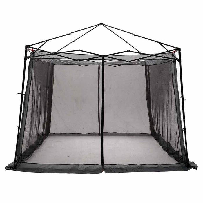 vidaXL Tenda interna in rete Grigio 303 x 303 cm