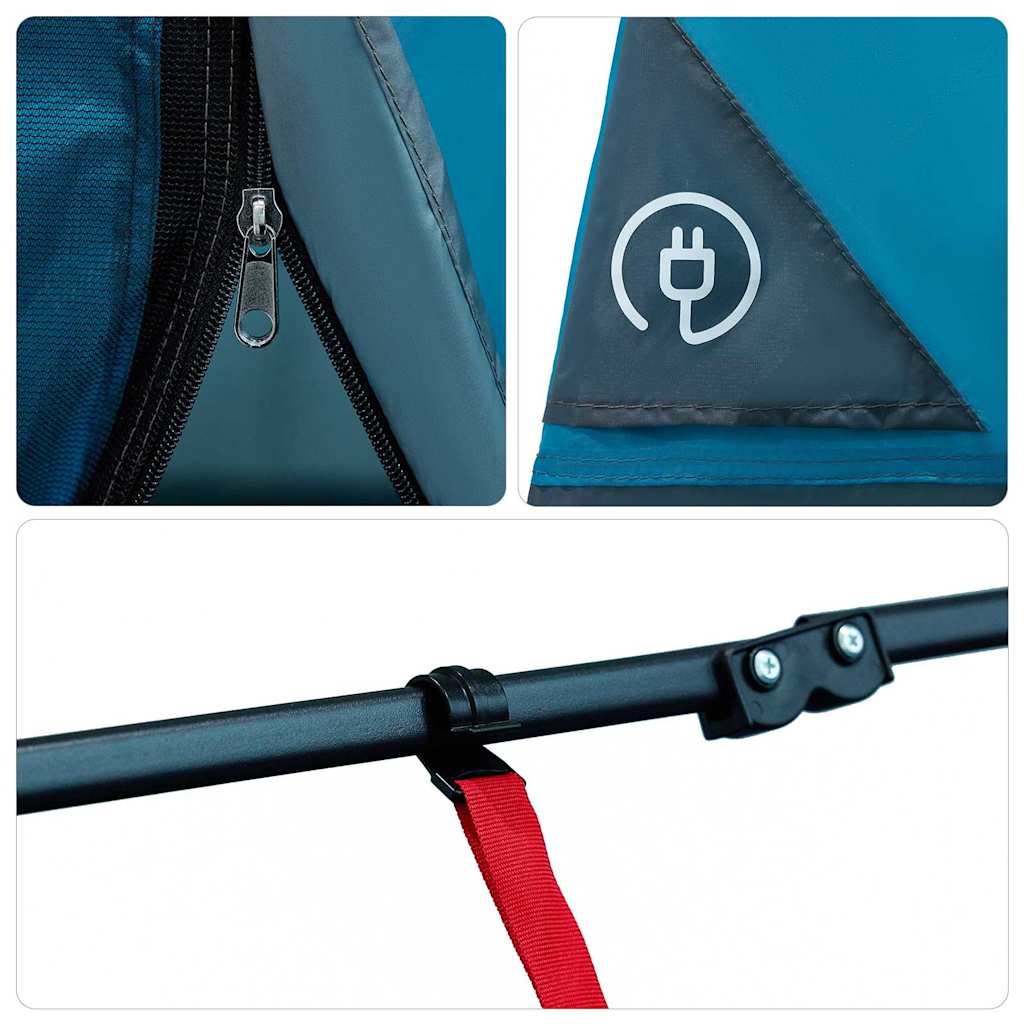 vidaXL Tenda interna in rete Blu 290 x 288 cm