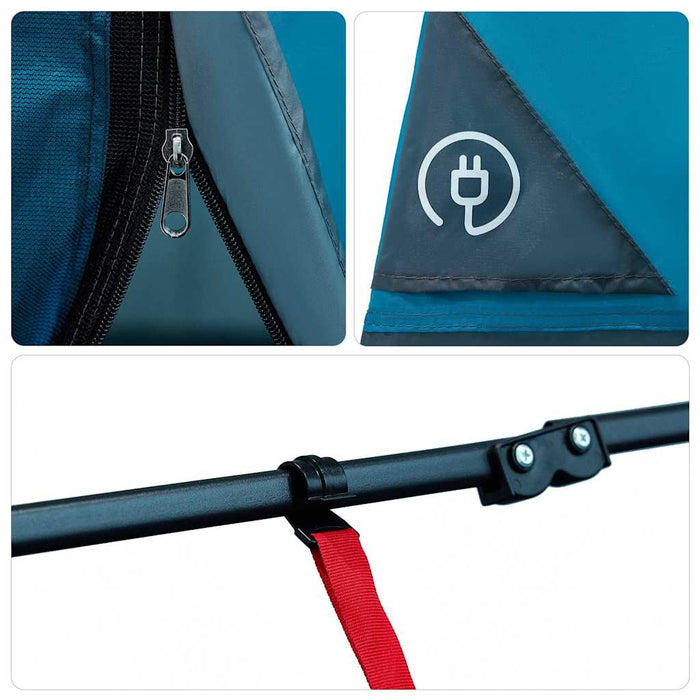 Tenda interna in rete Blu 290 x 288 cm 42001176