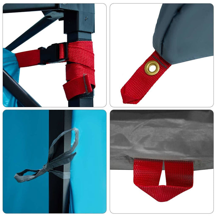 Tenda interna in rete Blu 291 x 291 cm 42001182