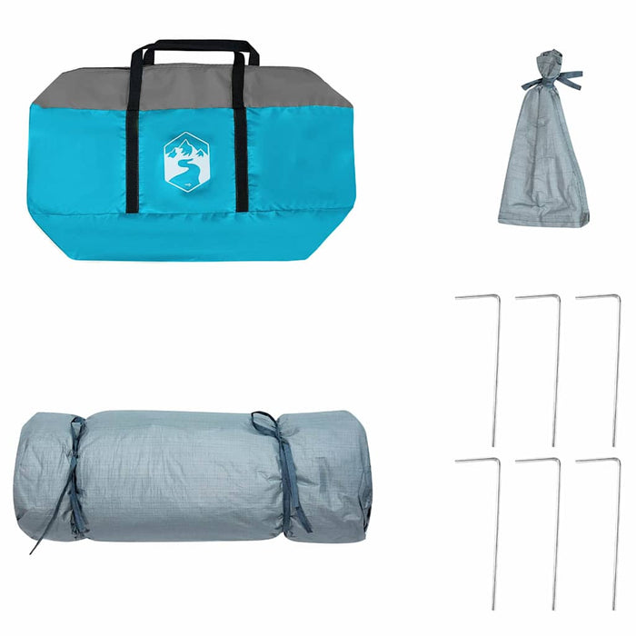 vidaXL Tenda interna in rete Blu 291 x 291 cm