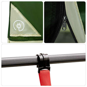 Tenda Familiare Interna Verde 520 x 520 x 190 cm 42001184