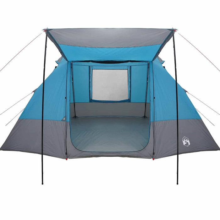vidaXL Tenda da campeggio Blu 482 x 360 x 227 cm Poliestere