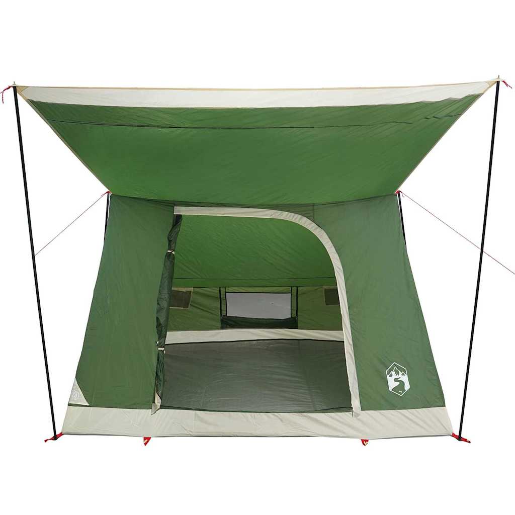 vidaXL Tenda da campeggio Verde 223 x 163 x 130 cm Poliestere