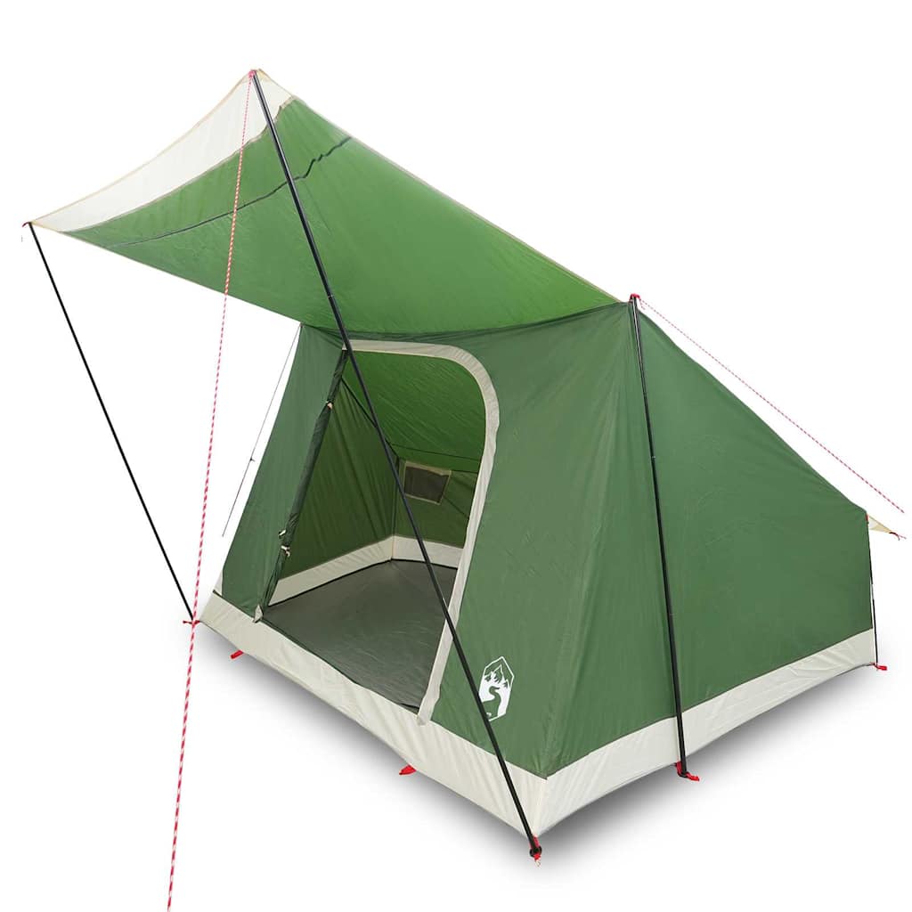 vidaXL Tenda da campeggio Verde 223 x 163 x 130 cm Poliestere