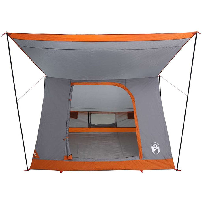 Tenda da campeggio Grigio e arancione 223 x 163 x 130 cm 42001192