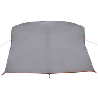 vidaXL Tenda da campeggio Grigio e arancione 275 x 230 x 140 cm