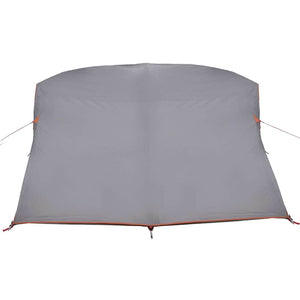 vidaXL Tenda da campeggio Grigio e arancione 275 x 230 x 140 cm