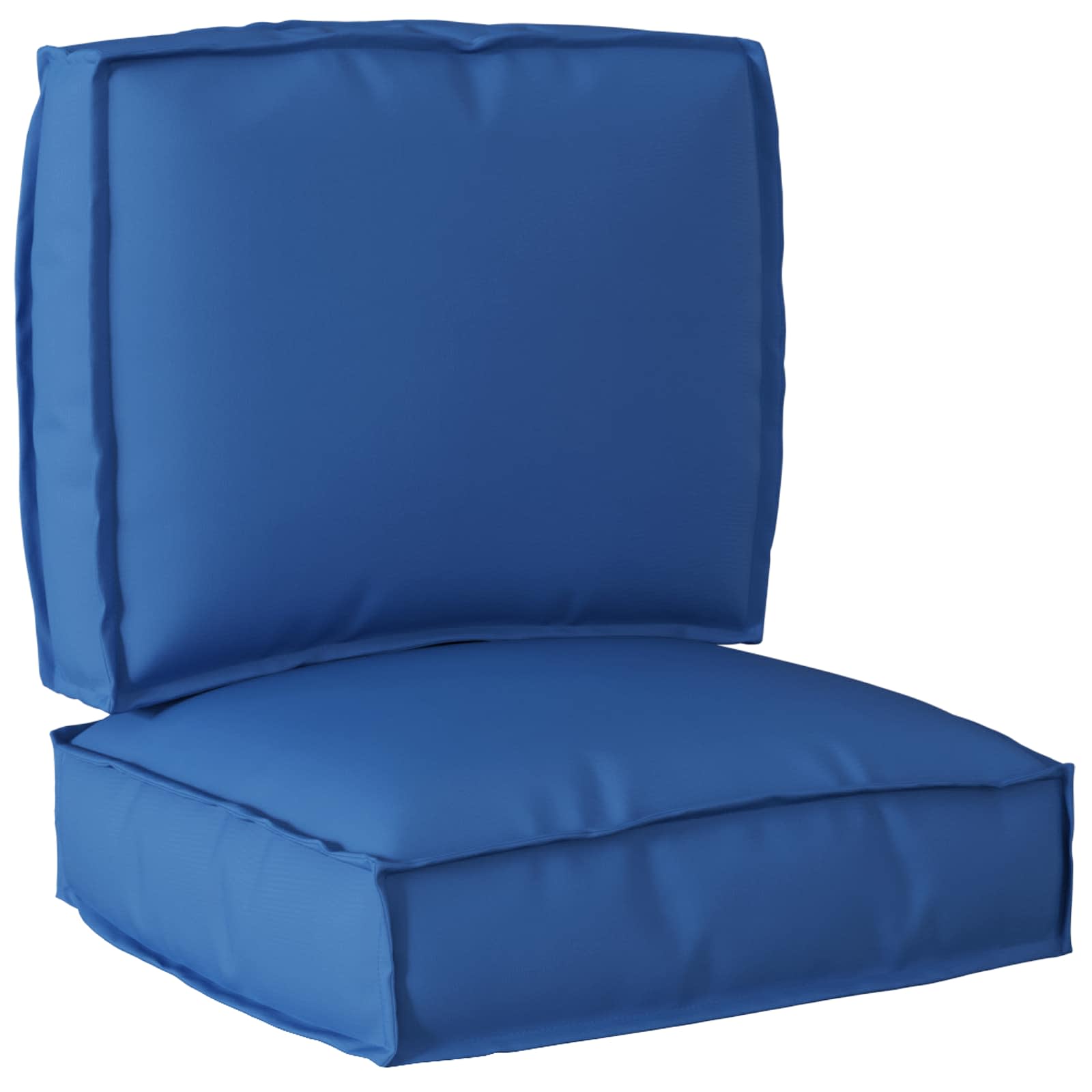 Set di Cuscini per Pallet 2 pcs Blu reale Tessuto Oxford 3329046