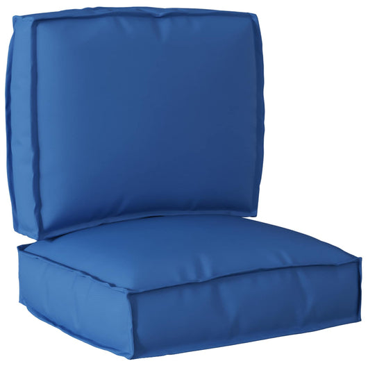 Set di Cuscini per Pallet 2 pcs Blu reale Tessuto Oxford 3329046