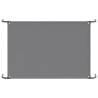 Cuccia per Cani Rialzata Grigia 150x90x20cm Tela Oxford/Acciaio