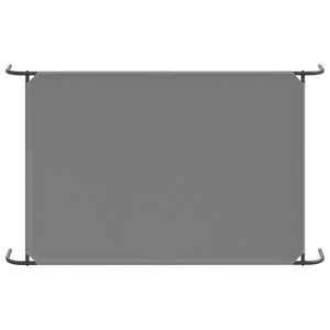 Cuccia per Cani Rialzata Grigia 150x90x20cm Tela Oxford/Acciaio 42000849