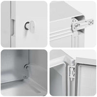 Armadietto di Controllo Grigio 18 x 13 x 24 cm Plastica 4106491