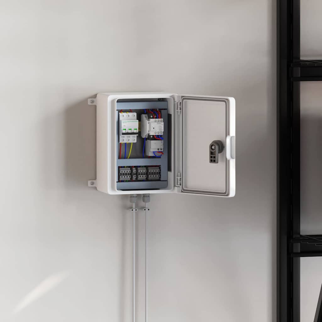 Armadietto di Controllo Grigio 18 x 13 x 24 cm Plastica 4106491