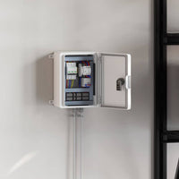 Armadietto di Controllo Grigio 18 x 13 x 24 cm Plastica 4106491