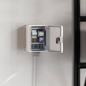 Armadietto di Controllo Grigio 18 x 13 x 24 cm Plastica 4106491