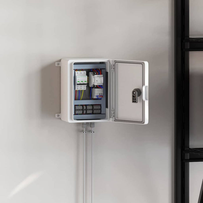 Armadietto di Controllo Grigio 18 x 13 x 24 cm Plastica 4106491