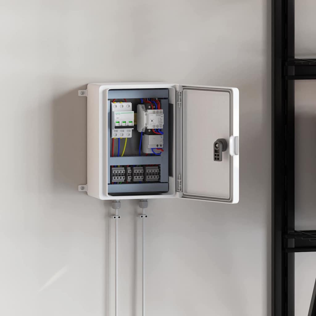 Armadietto di Controllo Grigio 21 x 13 x 28 cm Plastica 4106492