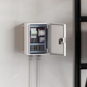 Armadietto di Controllo Grigio 21 x 13 x 28 cm Plastica 4106492