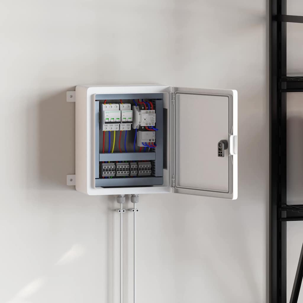 Armadietto di Controllo Grigio 30 x 16.5 x 35 cm Plastica 4106496