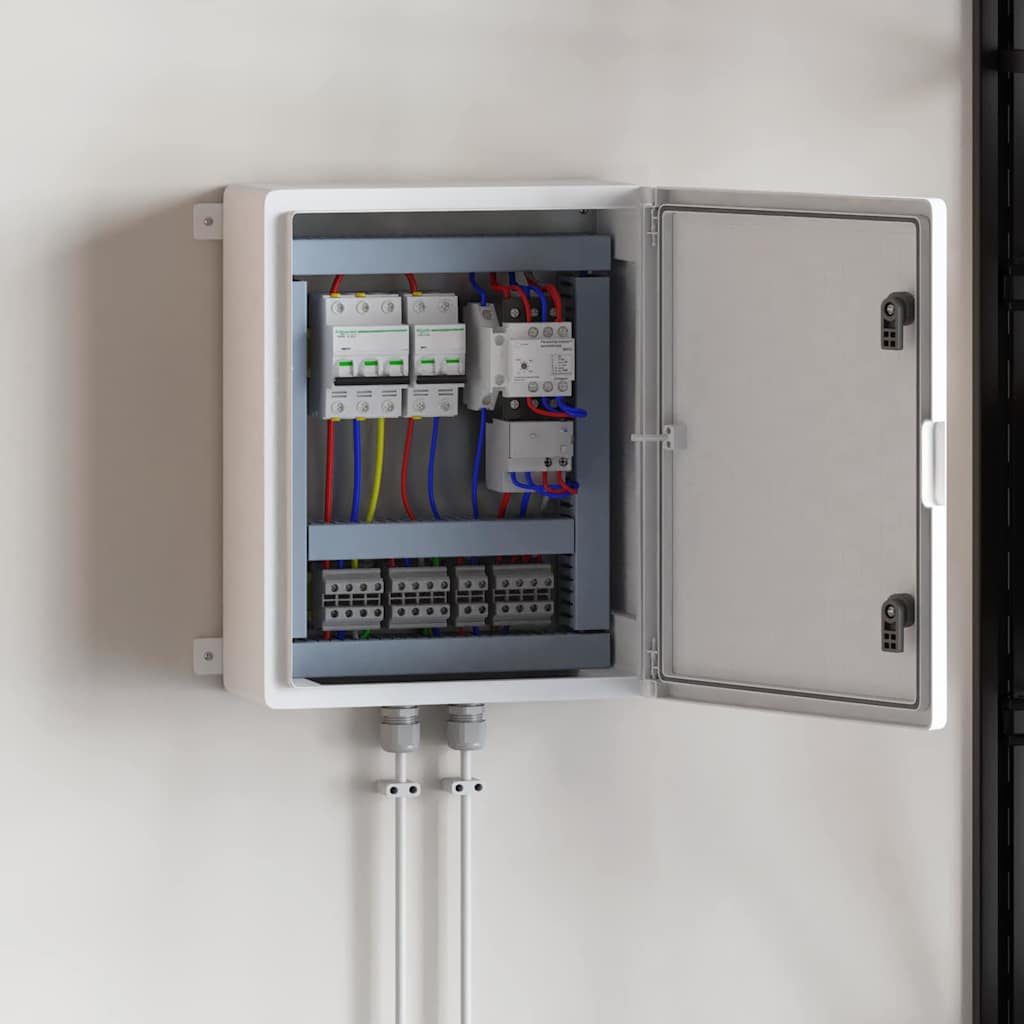 Armadio di Controllo IP65 Impermeabile Grigio 40x17,5x50 cm Plastica ABS 4106500