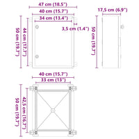 Armadio di Controllo IP65 Impermeabile Grigio 40x17,5x50 cm Plastica ABS 4106500