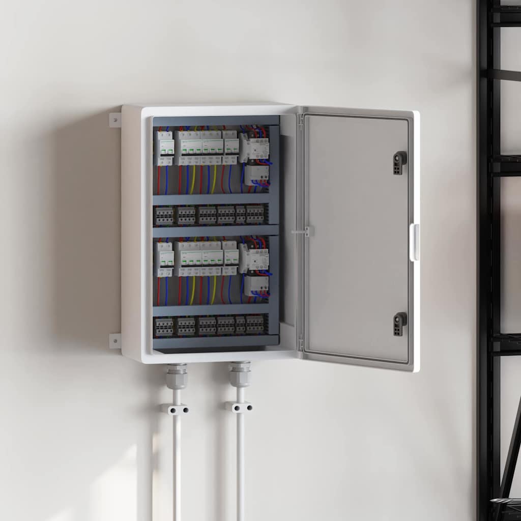 Armadietto di Controllo Grigio 40 x 20 x 60 cm Plastica 4106502