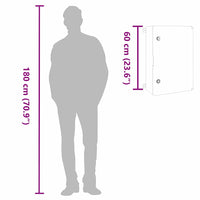 Armadietto di Controllo Grigio 40 x 20 x 60 cm Plastica 4106502