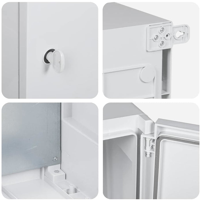 Armadio di Controllo  IP65 Impermeabile Grigio 50x23x60 cm Plastica ABS 4106503