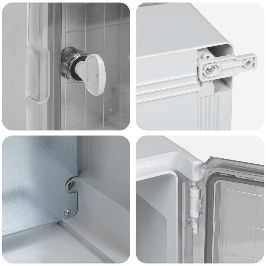 Armadietto di Controllo Grigio 21 x 13 x 28 cm Plastica 4106506