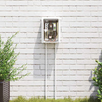 Armadietto di Controllo Grigio 21 x 13 x 28 cm Plastica 4106506