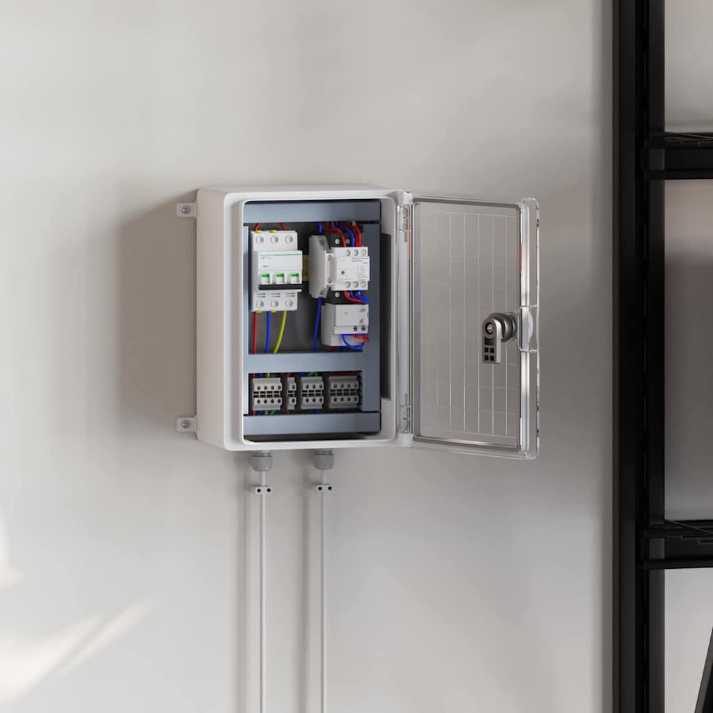 Armadietto di Controllo Grigio 21 x 13 x 28 cm Plastica 4106506