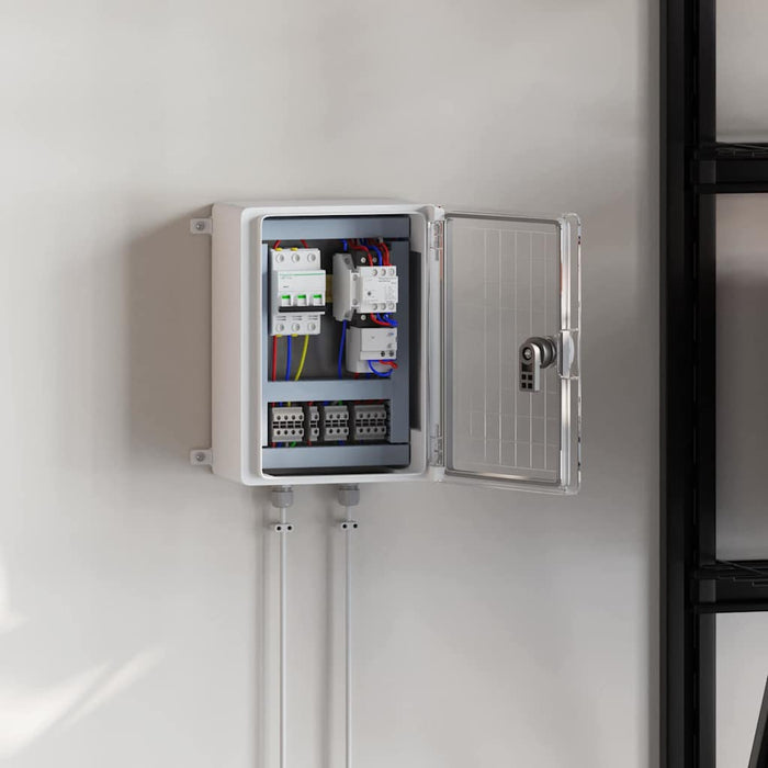 Armadietto di Controllo Grigio 21 x 13 x 28 cm Plastica 4106506