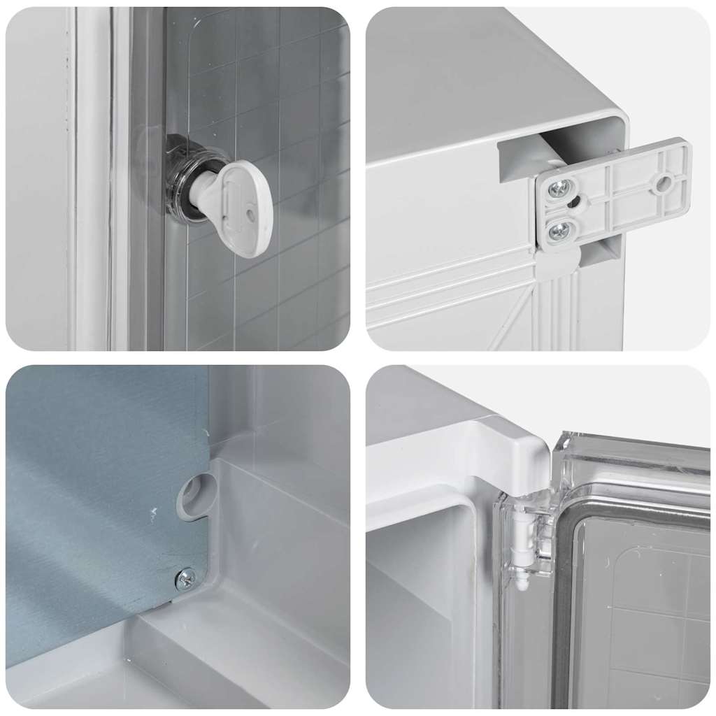 Armadietto di Controllo Grigio 25 x 13 x 30 cm Plastica 4106507