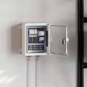 Armadietto di Controllo Grigio 25 x 13 x 30 cm Plastica 4106507