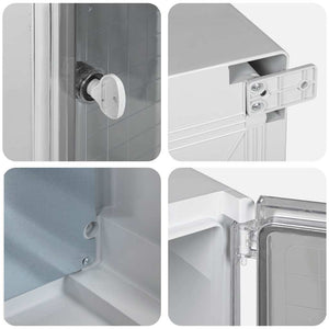 Armadietto di Controllo Grigio 25 x 13 x 33 cm Plastica 4106508