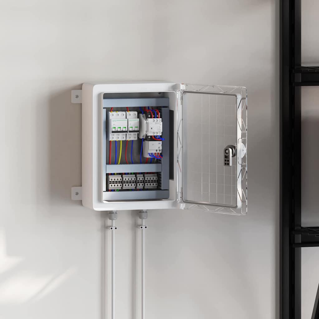 Armadietto di Controllo Grigio 25 x 13 x 33 cm Plastica 4106508