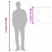 Cabinet di Controllo IP65 Impermeabile Grigio 50x22x60 cm Plastica ABS 4106517