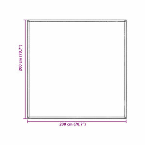 Tappeto da Tenda Grigio blu 200 x 200 cm Polietilene 42000165