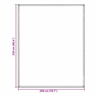 Tappeto da Tenda Grigio blu 250 x 200 cm Polietilene 42000168