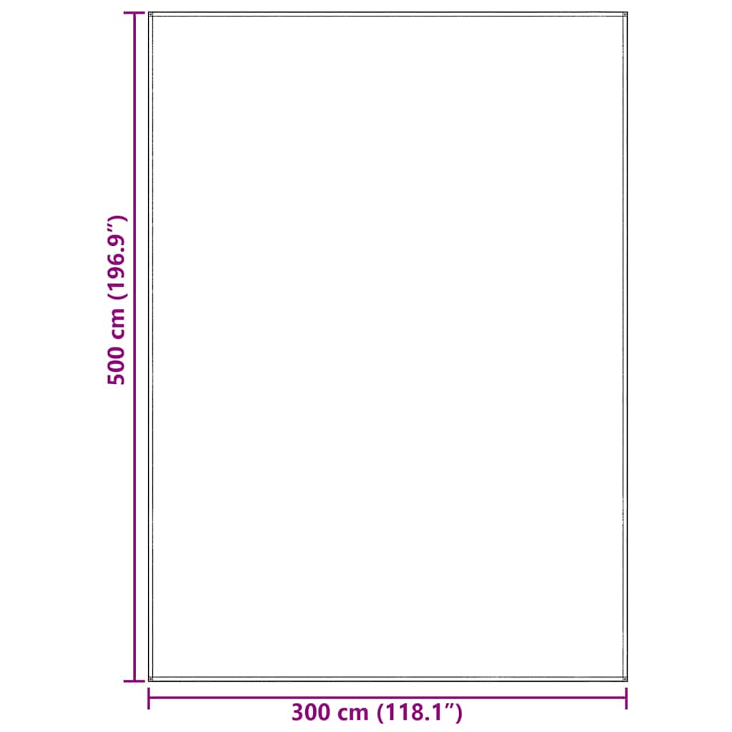 Tappeto da Tenda Grigio chiaro 300 x 500 cm Polietilene 42000198