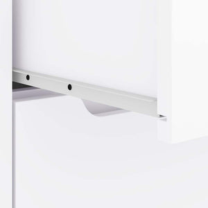 Comodino VISNES Bianco 45x40x50 cm in Legno Multistrato