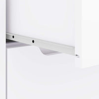 Comodino-Tavolino da notte VISNES Bianco 45x40x50 cm in Legno Multistrato