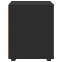 Comodino-Tavolino da notte VISNES Nero 45x40x50 cm in Legno Multistrato