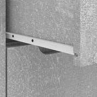 Comodino VISNES Grigio Cemento 45x40x50 cm in Legno Multistrato 4108282