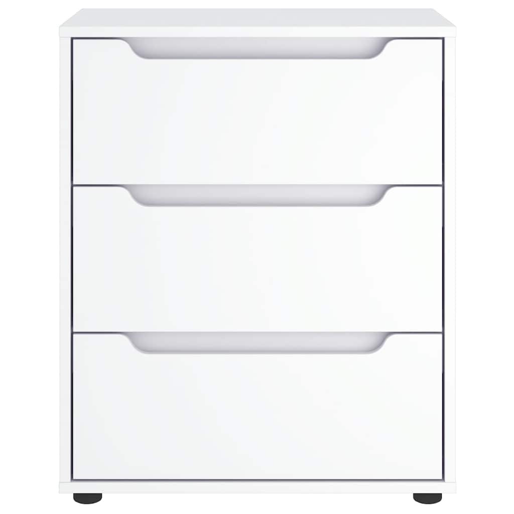 Credenza-Buffet-Armadio da cucina VISNES Bianca 60x40x73 cm in Legno Multistrato