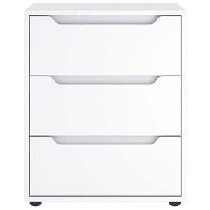 Credenza-Buffet-Armadio da cucina VISNES Bianca 60x40x73 cm in Legno Multistrato