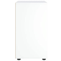 Credenza-Buffet-Armadio da cucina VISNES Bianca 60x40x73 cm in Legno Multistrato